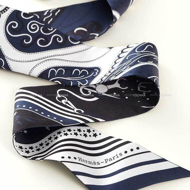2025年春夏 HERMES エルメス スカーフ ツイリー アマゾンの祭典 マリン  