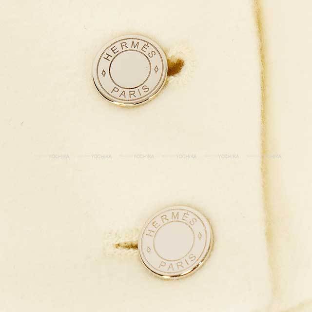 本日中！極美品【HERMES】セリエダブルフェイス ショートコート ベージュ38 エルメス セリエ 20SS カシミヤ ショートコート 36 レディース