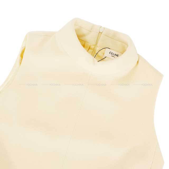 CELINE ノースリーブ タンクトップ M クリーム色 CELINE ノースリーブ タンクトップ M クリーム色 - メルカリ