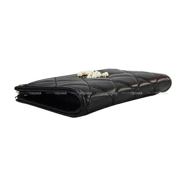 CHANEL シャネル カードケース フラグメントケース パール ココマーク 