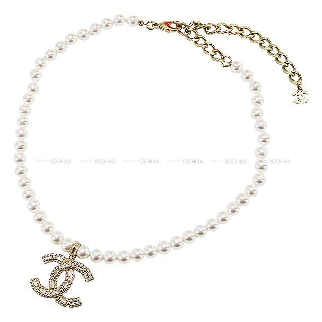 2022年 秋冬 CHANEL シャネル ネックレス ココマーク ラインストーン  