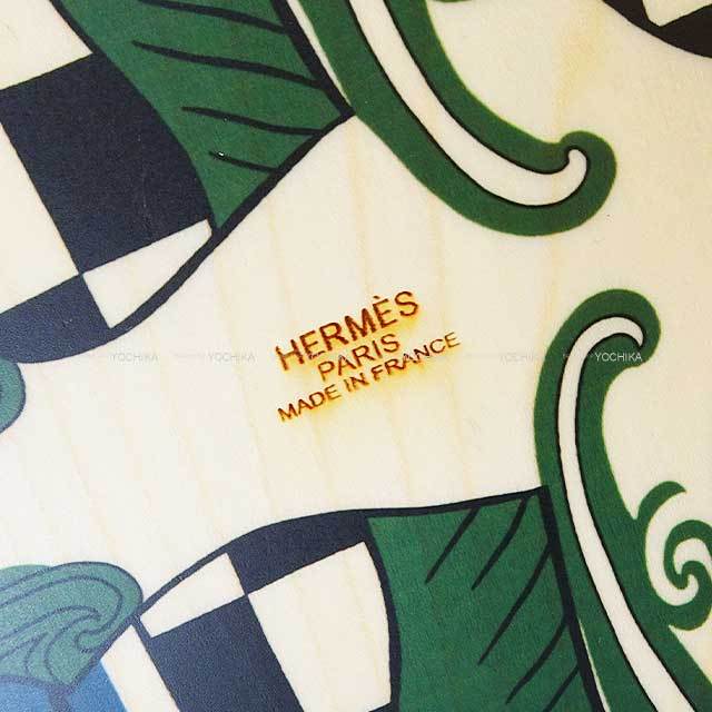 エルメスのサインボード HERMES エルメス シェーヌダンクル プレート 16×12cm 名入れ彫刻代込み