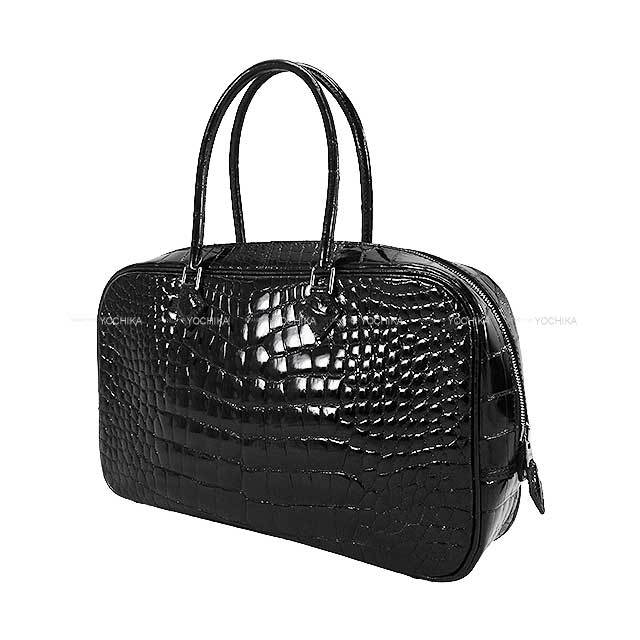 HERMES エルメス ハンドバッグ プリュム エラン 28 黒 (ブラック
