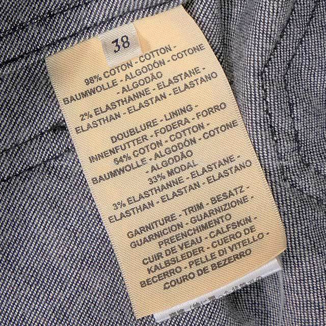 2022年春夏 HERMES エルメス ノーカラージャケット デニム セリエ