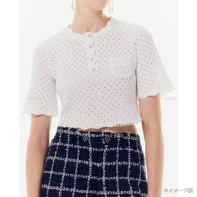 2024年 CHANEL シャネル トップス レディース ニット ショートスリーブ 