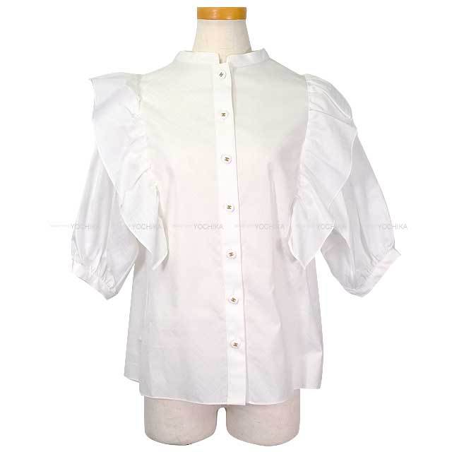 2023年秋冬 CHANEL シャネル 長袖シャツ レディース 5分袖 フリル