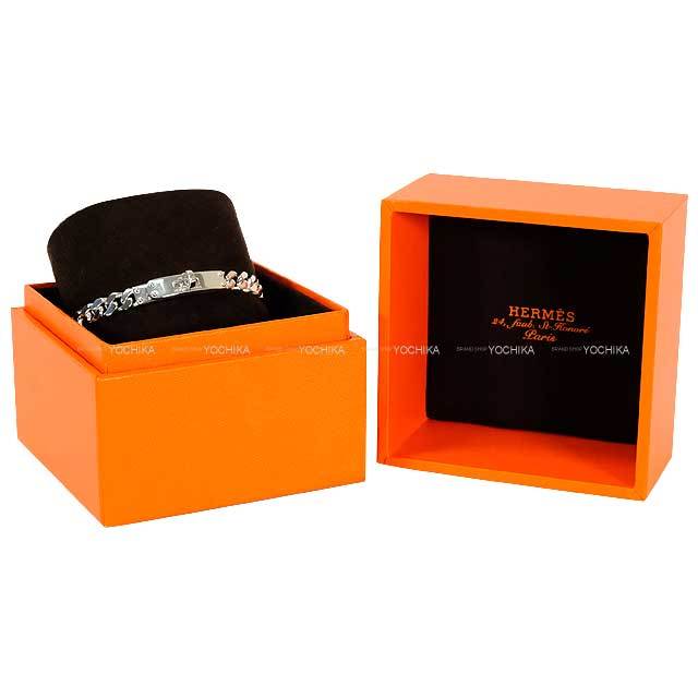 HERMES エルメス ブレスレット ケリー グルメット TPM #ST シルバー925