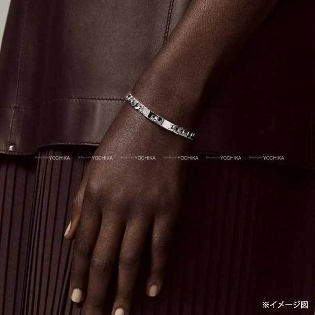 HERMES エルメス ブレスレット ケリー グルメット TPM #ST シルバー925