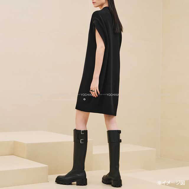 HERMES エルメス ニットワンピ ロングニット HERMES - HERMES エルメス ワンピース ニットワンピースの通販 by