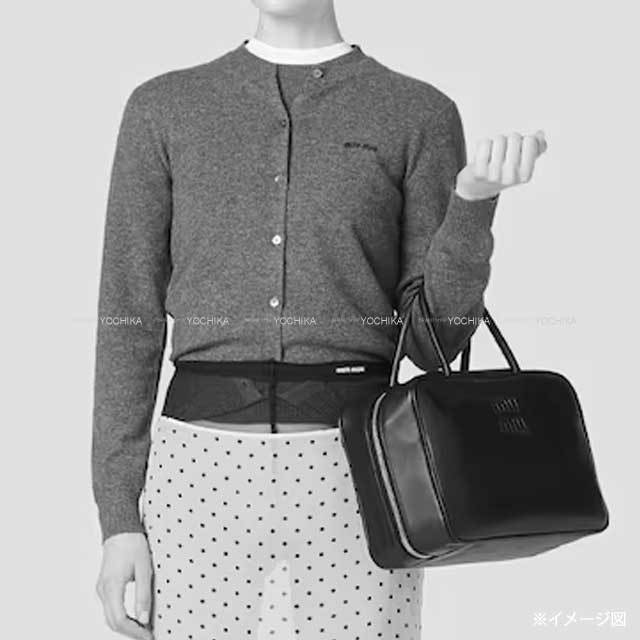 Miu Miu ミュウミュウ カーディガン 長袖 ニット ロゴ ルージュ
