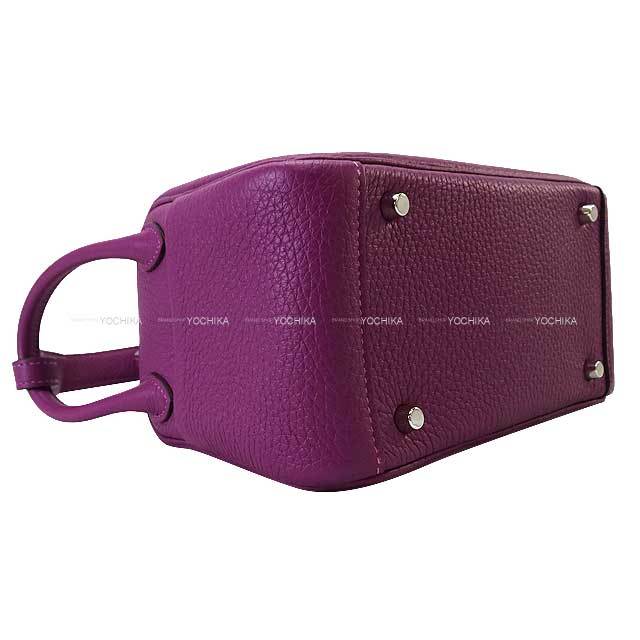 HERMES(エルメス) ショルダーバッグ美品  リンディ ミニ 20 アネモネ シルバー金具 HERMES エルメス ショルダーバッグ リンディ 20 ミニ アネモネ