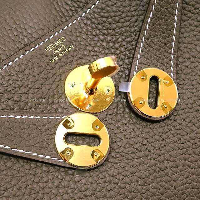 HERMES エルメス ショルダーバッグ リンディ26 エトープ (エトゥープ