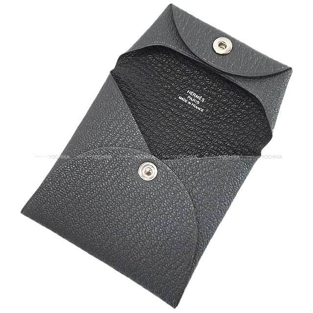 HERMES エルメス コインケース バスティア ヴェルソ グリミスティ/黒 