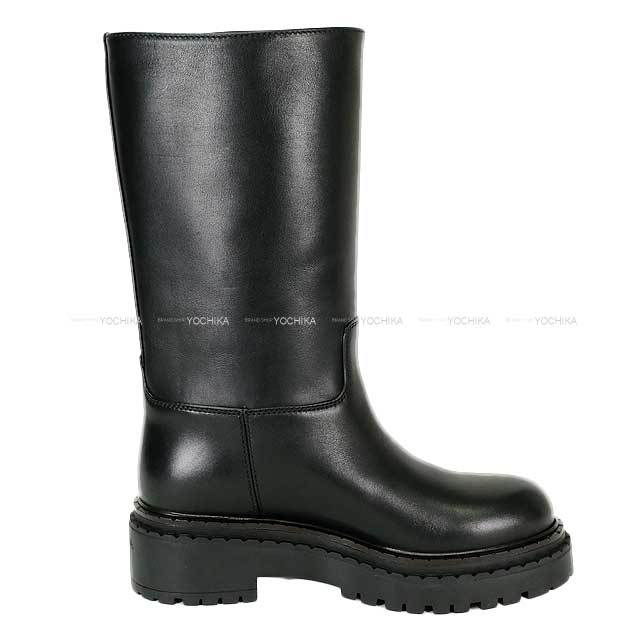 PRADA プラダ　トライアングルロゴレザーロングブーツ PRADA プラダ ロングブーツ 1W233N 070 レディース