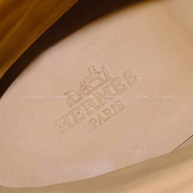 HERMES エルメス ブーツ レディース ショート バイカー Hロゴ #37.5