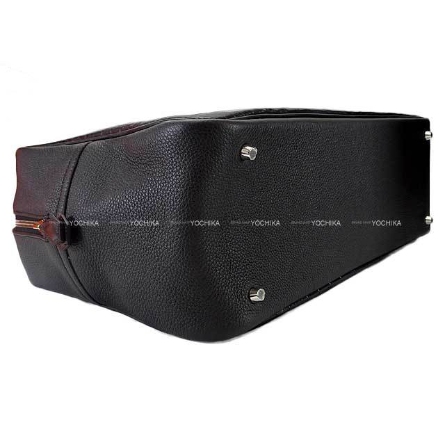 HERMES エルメス ハンドバッグ プリュム40 フールトゥ 黒 (ブラック