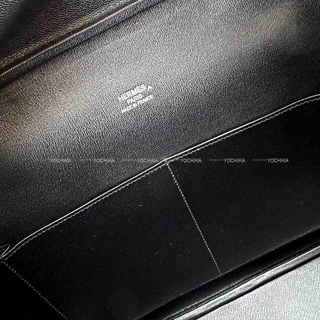 HERMES エルメス ハンドバッグ プリュム40 フールトゥ 黒 (ブラック