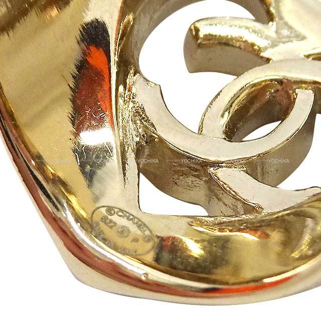 CHANEL シャネル リング・指輪 ココマーク イン ハート #52 シャンパン