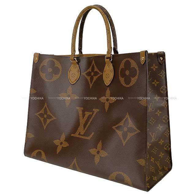 LOUIS VUITTON ルイ・ヴィトン トートバッグ オンザゴー GM ブラウン 