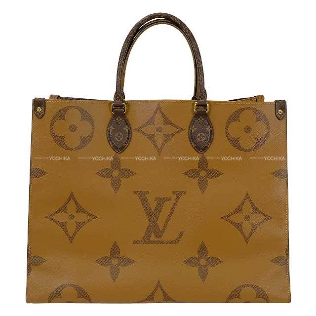 LOUIS VUITTON ルイ・ヴィトン トートバッグ オンザゴー GM ブラウン