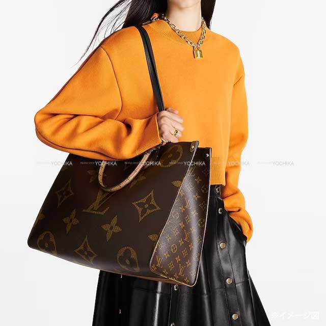 LOUIS VUITTON ルイ・ヴィトン トートバッグ オンザゴー GM ブラウン