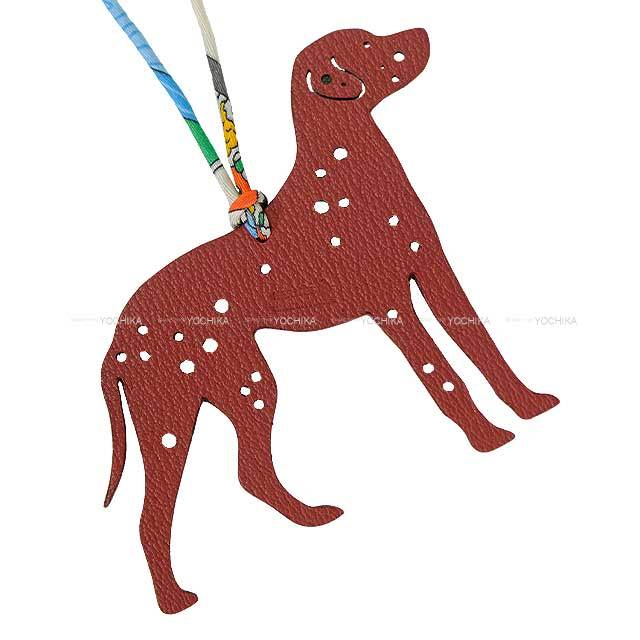 HERMES エルメス バッグチャーム プティアッシュ ダルメシアン