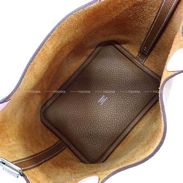 HERMES エルメス ハンドバッグ ピコタンロック 18 PM エクラ