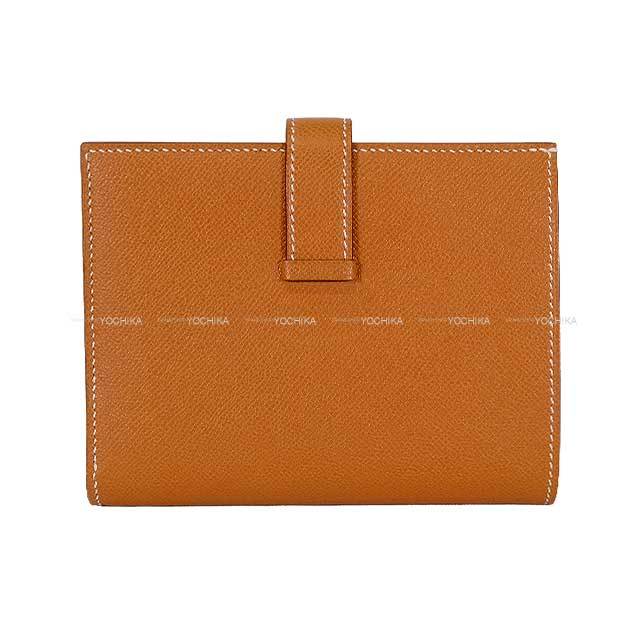 HERMES エルメス 二つ折り財布 ベアンコンパクト ゴールド