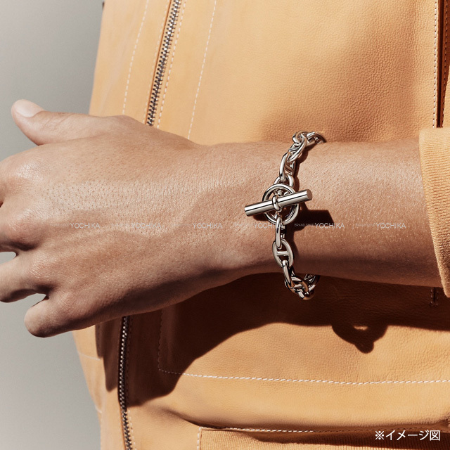 HERMES エルメス ブレスレット シェーヌダンクル MM 15コマ