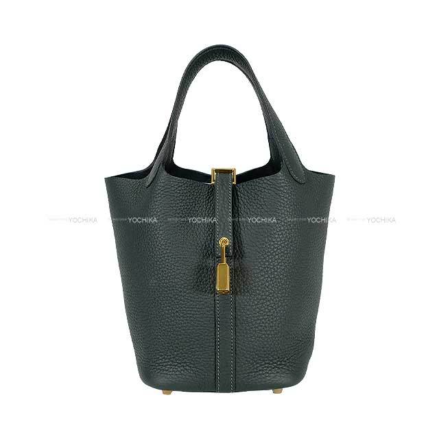 HERMES エルメス ハンドバッグ ピコタンロック 18 PM ヴェール