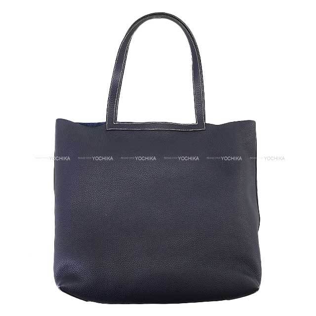 HERMES(エルメス) / トートバッグ/キャンバス/NVY/無地 | 中古品