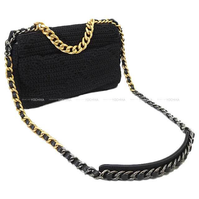 CHANEL シャネル ショルダーバッグ シャネル19 マトラッセ 2Way 黒