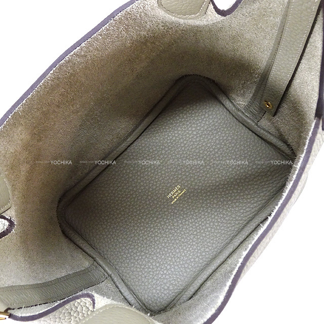 HERMES エルメス ハンドバッグ ピコタンロック 18 PM セージ (ソーゼ