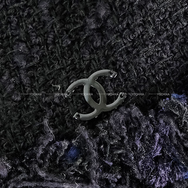 渋谷並木橋店】CHANEL シャネル ワンピース ノースリーブ ツイード 黒