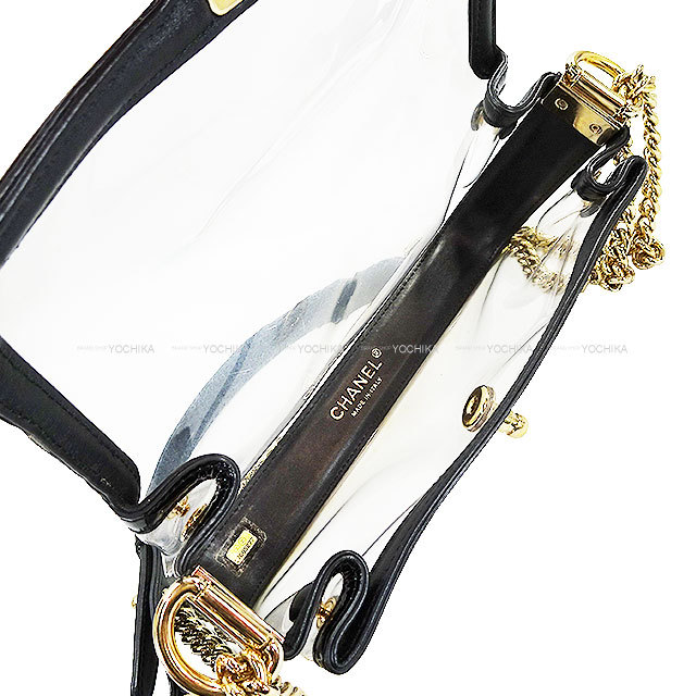 CHANEL シャネル ショルダーバッグ ボーイシャネル ビニール チェーン