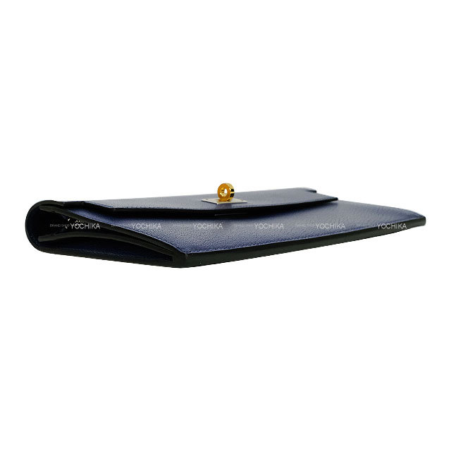 【上品☆クラッチとしても◎】HERMES ★ケリーポケット 長財布 お知らせ - エルメス ケリー・ポケット ロング クラッチバッグ