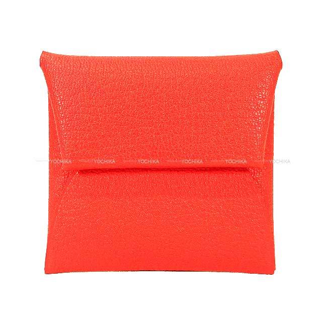 HERMES エルメス コインケース バスティア ローズテキサス シェーブル