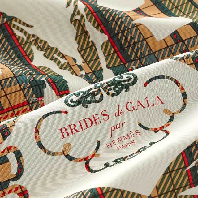 2023年春夏 HERMES エルメス スカーフ カレ45 ブリッドドゥガラ