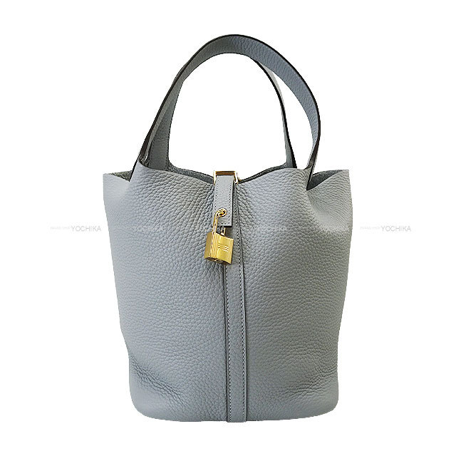 HERMES エルメス ハンドバッグ ピコタンロック 22 MM グリパンタン 