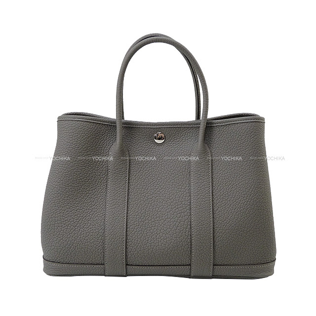 HERMES エルメス トートバッグ ガーデンパーティ 30 TPM オールレザー 