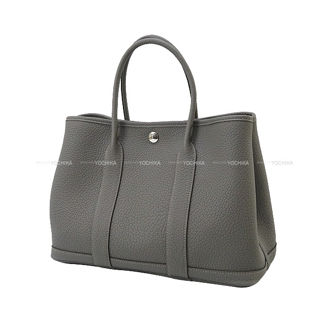 HERMES エルメス トートバッグ ガーデンパーティ 30 TPM オールレザー 