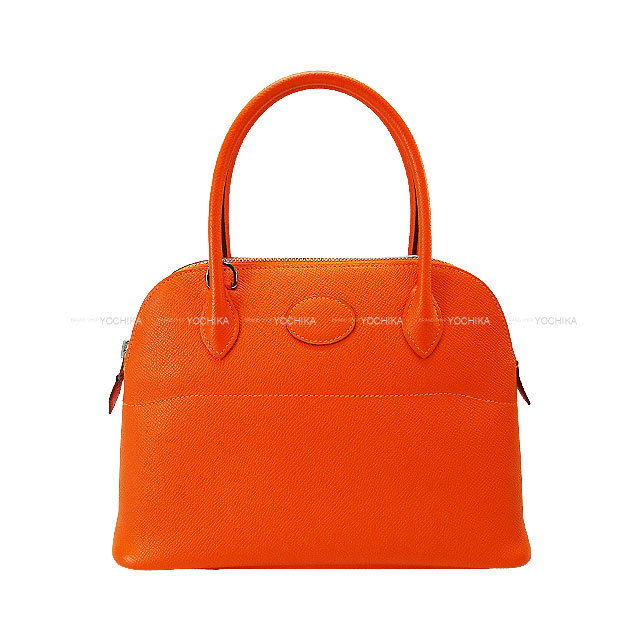 HERMES エルメス ショルダーバッグ ボリード27 フーオレンジ エプソン 