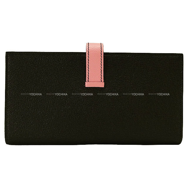 HERMES エルメス 長財布 ベアンスフレ スペシャルオーダー 黒 