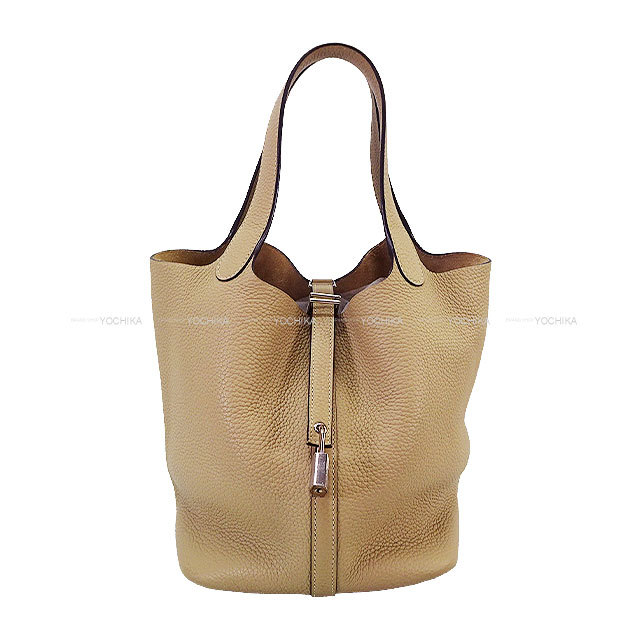 渋谷並木橋店】HERMES エルメス ハンドバッグ ピコタンロック 22