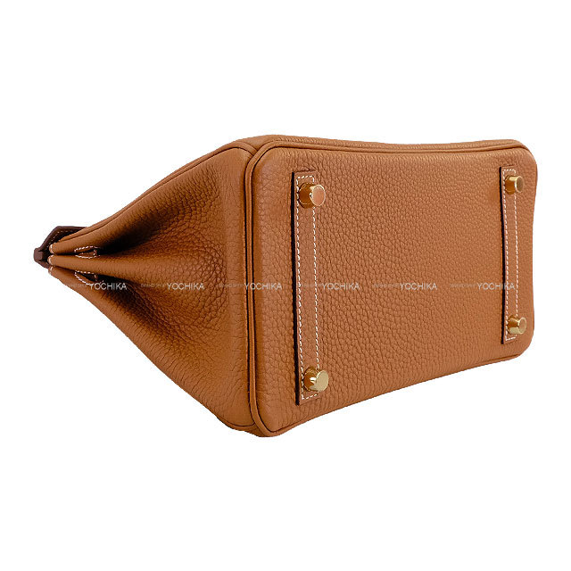 HERMES エルメス ハンドバッグ バーキン25 ゴールド トゴ マット