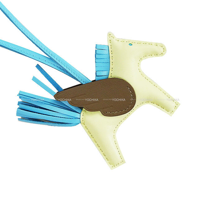 HERMES エルメス バッグチャーム ロデオ ペガサス PM ジョーヌミルトン  