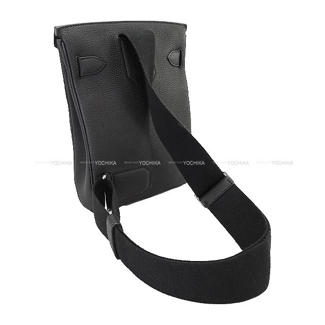 ☆目立った傷や汚れなし☆エルメス HERMÈS ブラックショルダーストラップ HERMES エルメス ショルダーストラップ バンドリエール 25mm