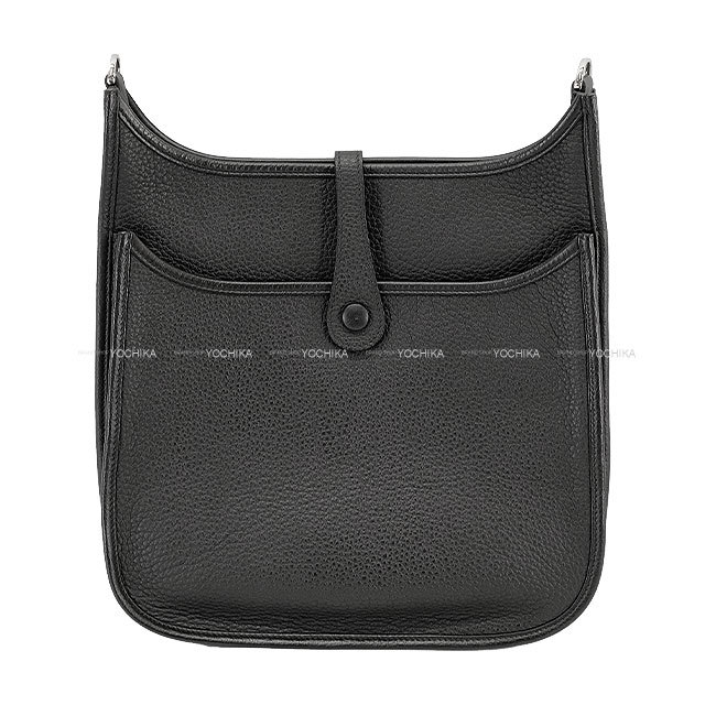 エルメス エヴリン ベルト　ブラック HERMES HERMES(エルメス)ミニ エブリン ベルト リバーシブル 85