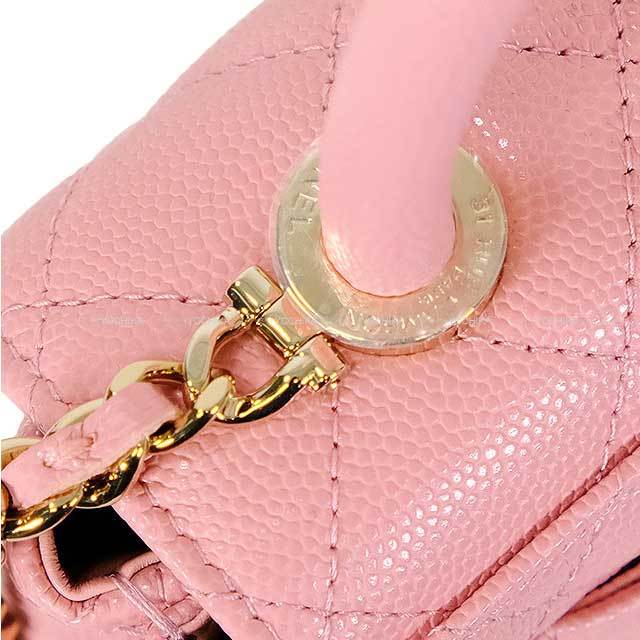 シャネル CHANEL マトラッセ25 A01112 ピンク ゴールド金具 キャビアスキン レディース ショルダーバッグ シャネル CHANEL マトラッセ25 A01112 ピンク SV金具 キャビアスキン
