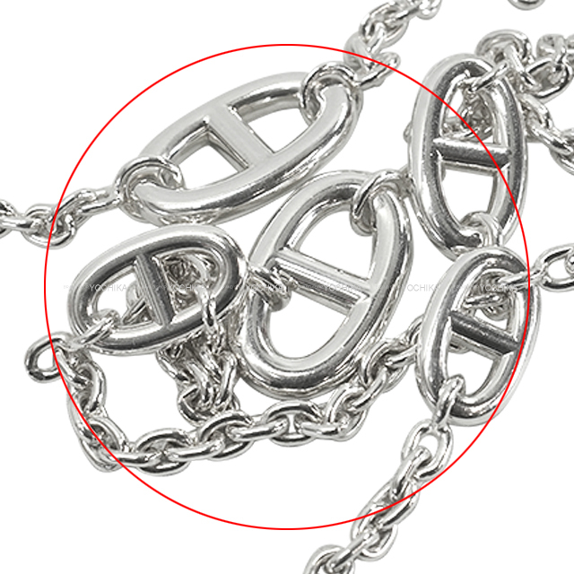 エルメス シェーヌダンクル チェーン ネックレス 40cm【23213】